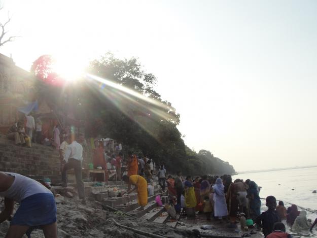 Chhath Ghat in bank of Ganga