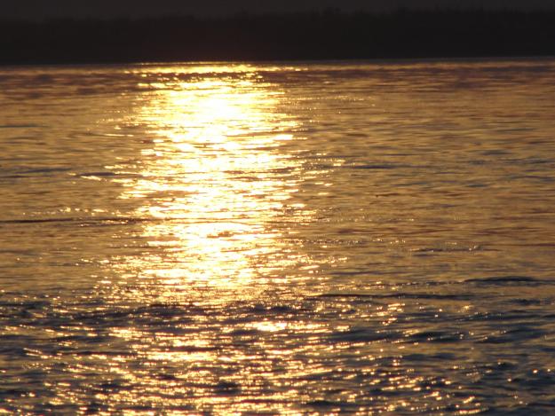 Sun set in Ganga